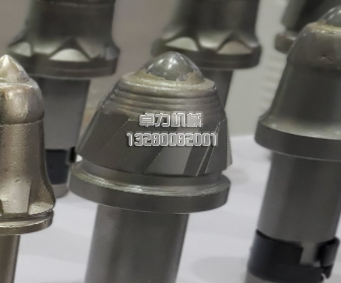 掘進(jìn)機(jī)截齒工作時(shí)的排列形式